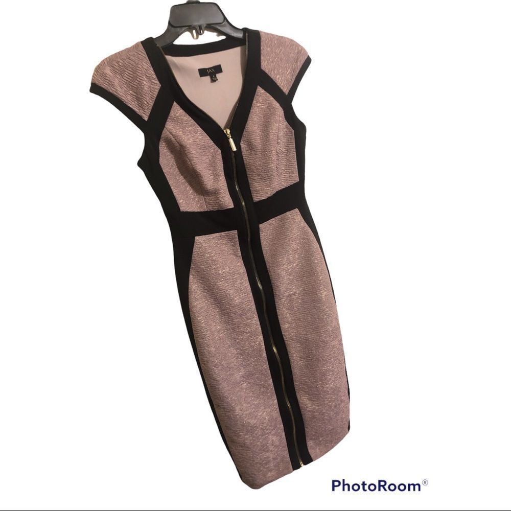 JAX | Rose Gold Metallic Dress - Picture 2 of 3